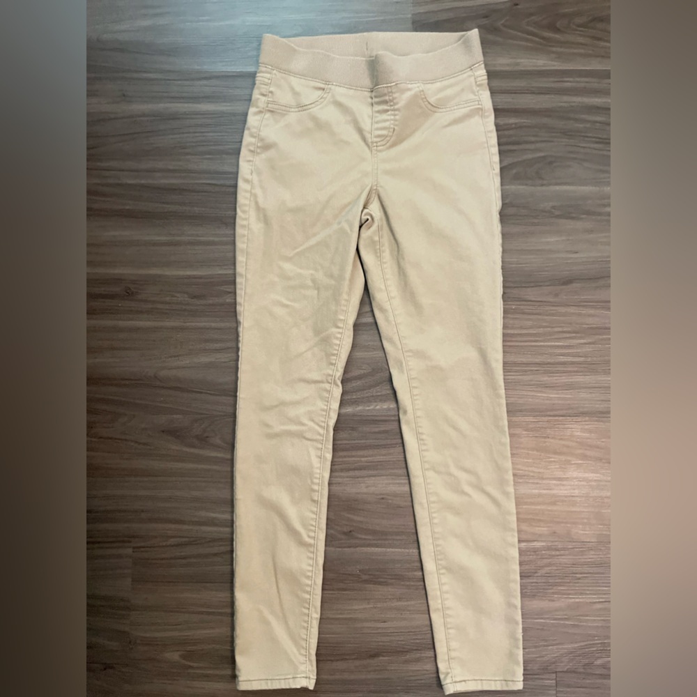 No Boundaries Kaki pull on Casual Pants size M 7/9
